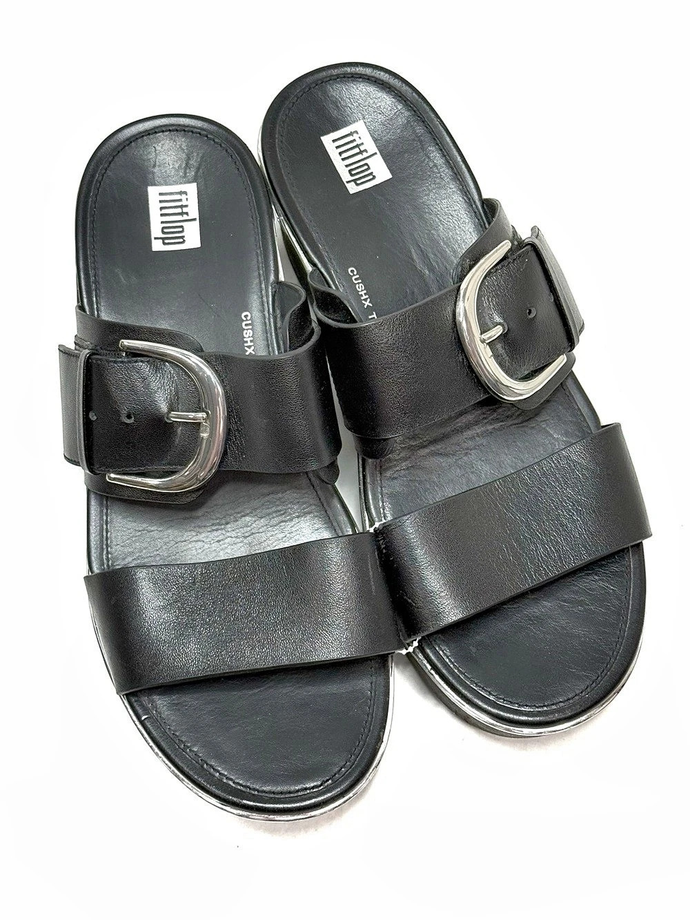 FitFlop Black Platform Wedge Sandal